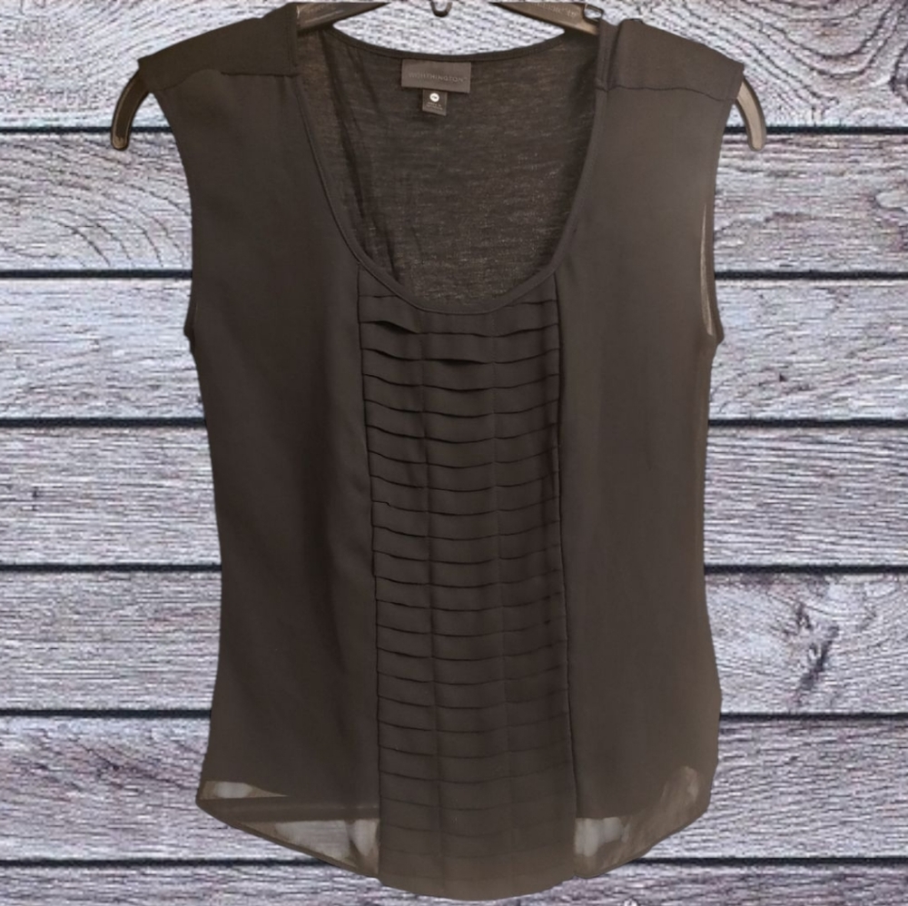 Worthington Elegant Black Sleeveless Top
